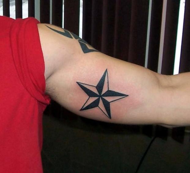 Details 99+ about nautical star tattoo latest .vn